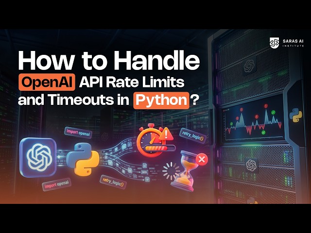 How to Handle OpenAI API Rate Limits and Timeouts in Python?#sarasaiinstitute #aishorts #ai #python