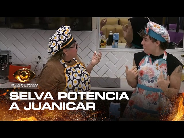 Selva taking charge of the kitchen, shouting and putting on a show as always - Big Brother 2026