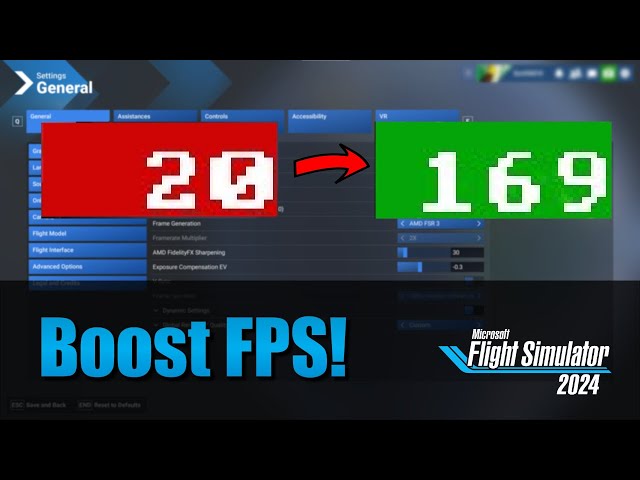 MSFS2024 ✈️ My Recommended Graphics Settings | Boost your FPS!
