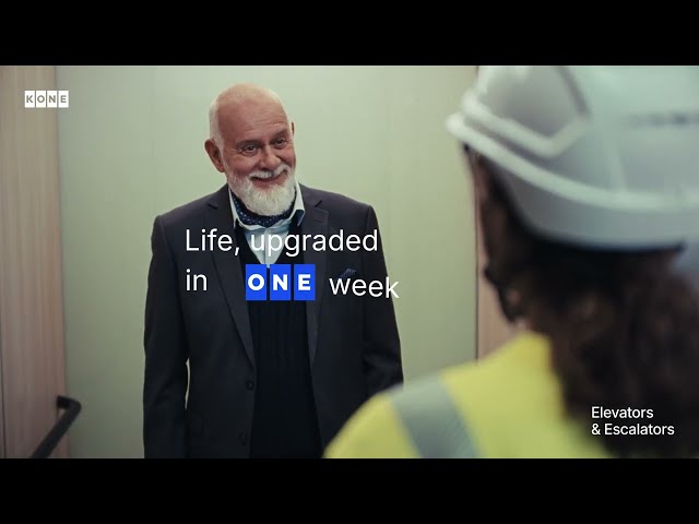 Life, Upgraded in ONE Week | KONE One Week Modernization
