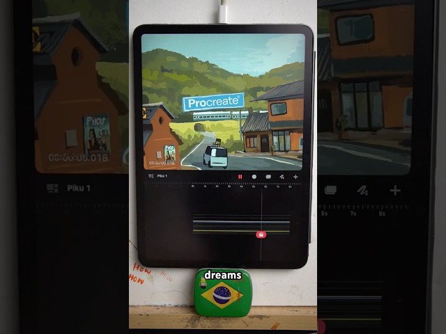 How I animate on my iPad #procreatedreams