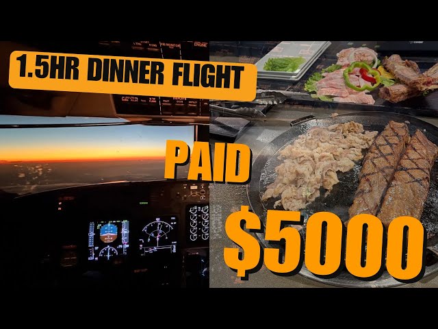Private Jet Pilot Gets Paid $5000 to Fly Friends to Dinner