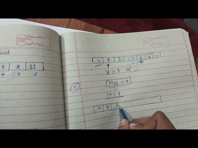 Sorting Techniques || Insertion Sort || Data Structures and Algorithms 