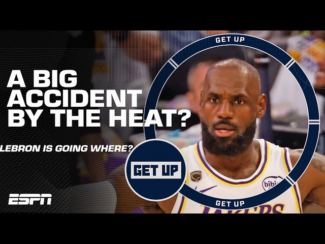 The Miami Heat ACCIDENTALLY RELEASED WHAT about LeBron James?! 😬 | Get Up