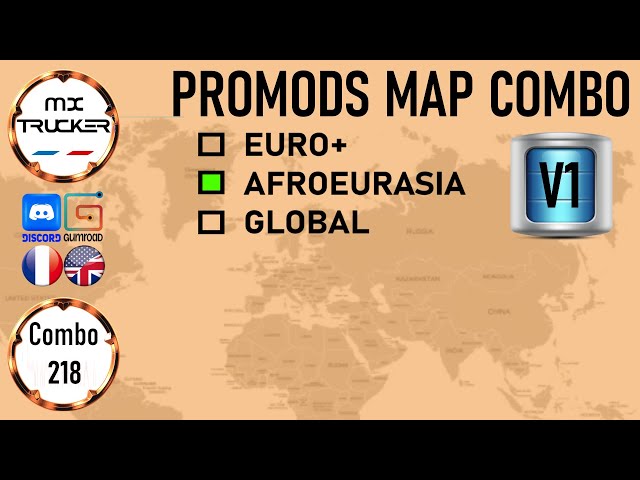 218 | ETS2 1.47 PROMODS MAP COMBO AFROEURASIA | MXTrucker