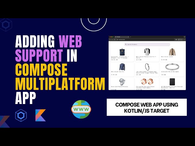 How To Add Web support In Compose Multiplatform App | Compose Web Tutorial Using Kotlin/Js Target.