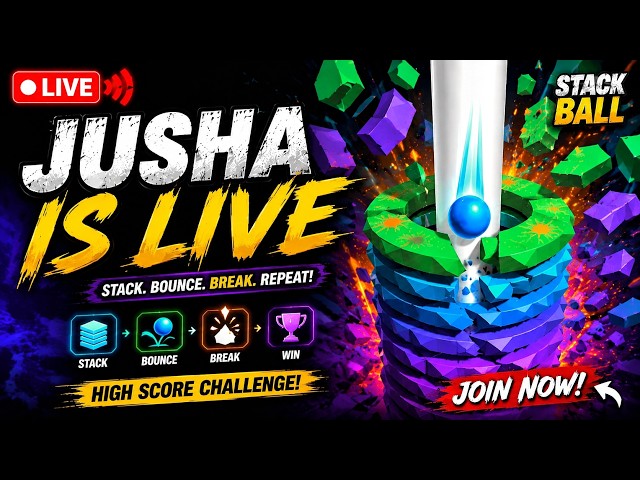 🔴 Stack Ball Live 🔥😱