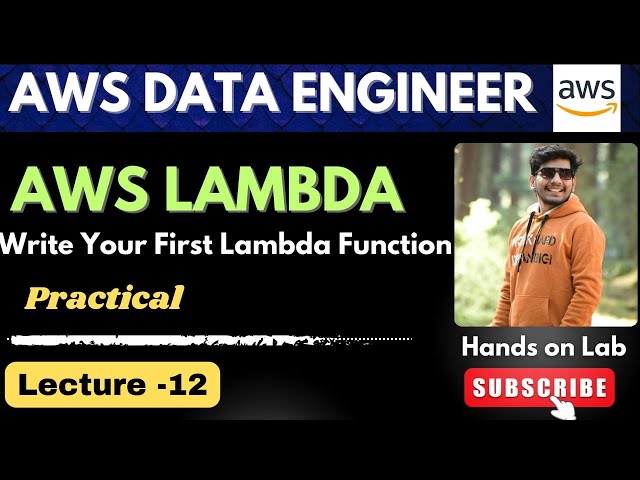 12 .AWS Lambda Practical | Create Your First Lambda Function Step by Step