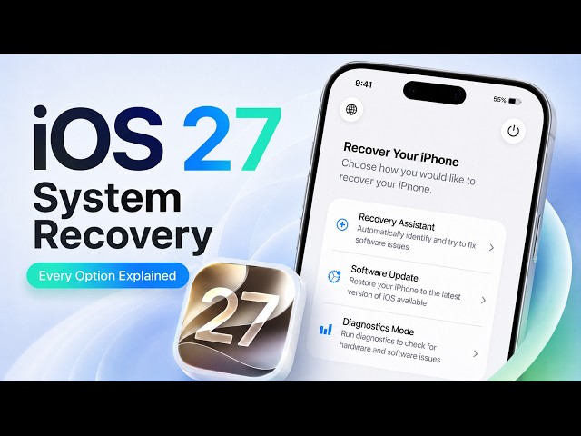 iOS 27 System Recovery - How to Use iOS 27 New System Recovery 2026 | Every Option You Need to Know!