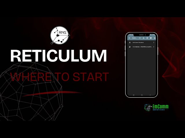 Reticulum | Where to Start