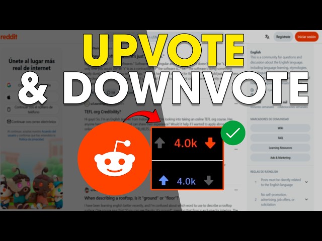 How To Upvote / Downvote Posts on Reddit (Tutorial)