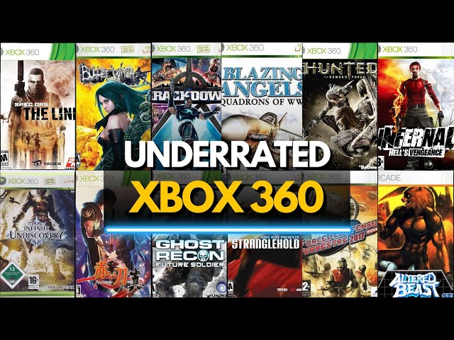 60 Most Underrated Xbox 360 Games You Must Play