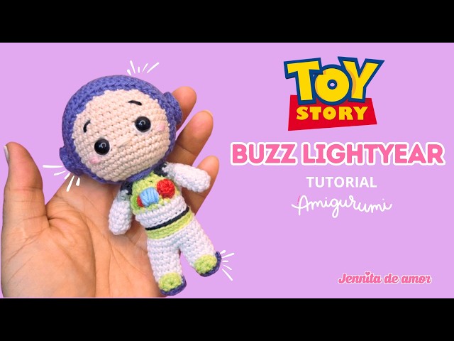 BUZZ Lightyear TOY STORY - Amigurumi Tutorial |Video Pattern in Spanish and English|