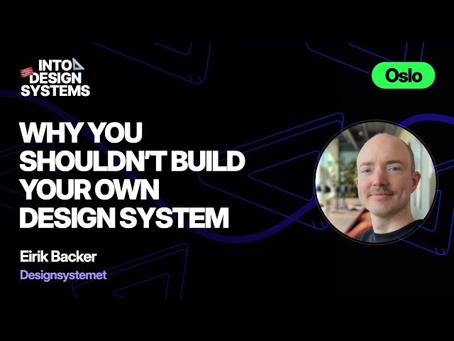 Why You Shouldn't Build Your Own Design System | Eirik Backer