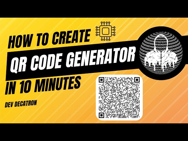 Make a QR code generator using python in under 10 minutes