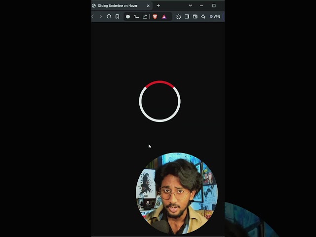 CSS Spinning Loader - Smooth Animations with Keyframes! 🔄✨ | #css #learning #webdesign