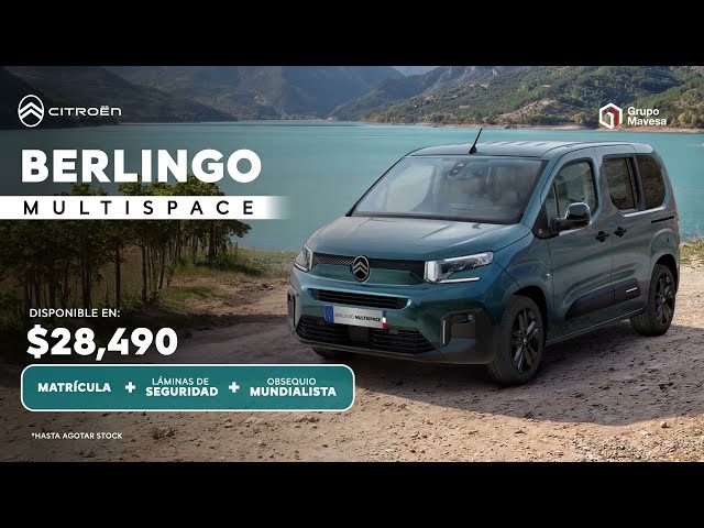 Citroën Berlingo Multispace: Espacio premium a un precio increíble