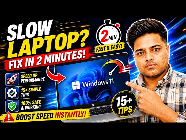 How to Speed Up Your Old Laptop FAST – 15+ Genius Tips! 🔥
