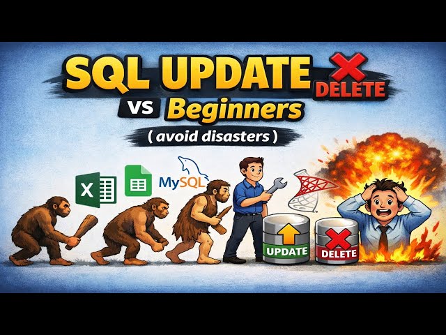 SQL UPDATE vs DELETE for Beginners (avoid disasters) - Complete Guide