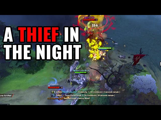 Stealing Gold Like A Thief In The Night | Bounty Hunter Gameplay | Dota 2 | 7.21d