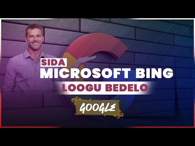 Google | Sida Microsoft Bing loogu beddelo Google | @hanweynmedia