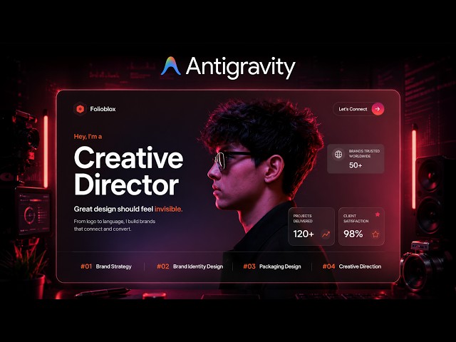 $7000 Portfolio Website With Free AI Tools In 10 Minutes || No Coding