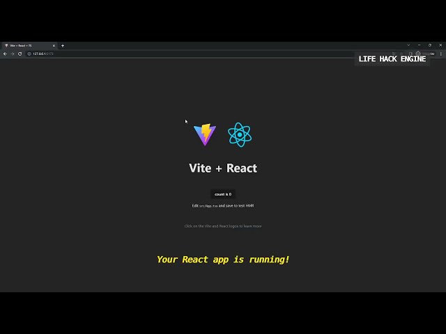 Setting up React, TypeScript project with Vite and adding Ionic (Windows 10/11)