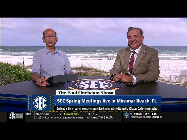 Mike Griffith and Paul Finebaum discuss highlights of SEC spring meetings