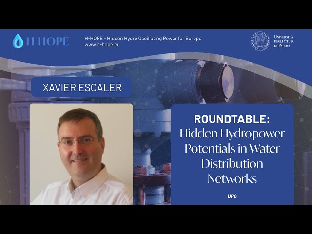 Panel Discussion: Unlocking Hidden Hydropower Potentials in Water Networks