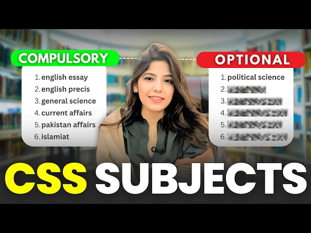 How to Choose CSS Subjects | Complete Guide by Dr. Hina Sikander