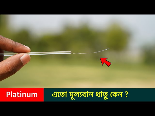 সোনা চেয়েও দামী ধাতু প্লাটিনাম এতো মূল্যবান কেন❓