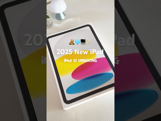 NEW 2025 iPad (A16) Unboxing