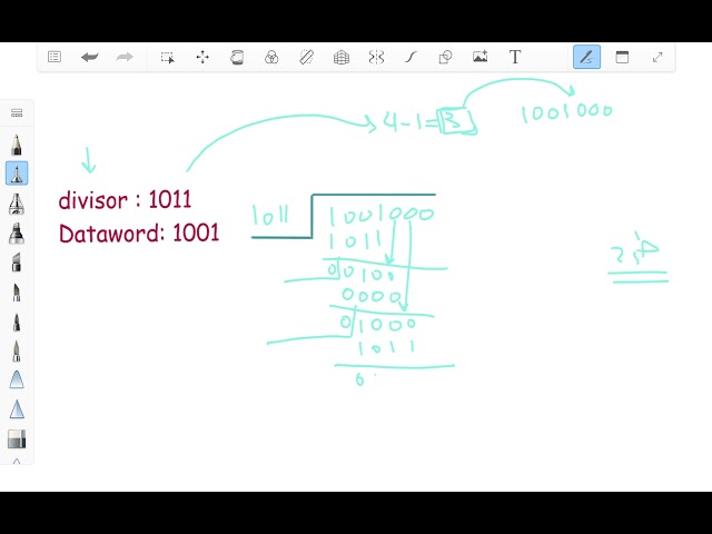 Division in CRC encoder