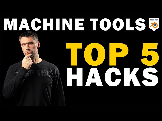 5 Machine Tools for Blender That Will Blow Your Mind!