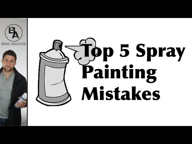 The Top 5 Mistakes to Avoid When Painting With Spray Paint