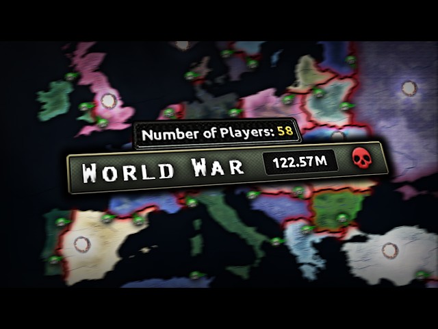 I Made 58 Players Fight Forever in HOI4
