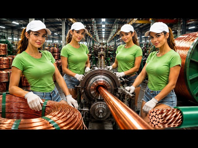How Are Copper Wires Made | Complete Manufacturing Process Inside a Copper Wire Factory