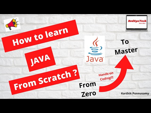 #0 How to Learn Java from Scratch? | Java Tutorial for Beginners | Roadmap to learn Java| RedSysTech