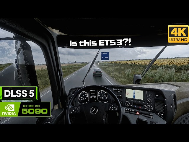 ETS2 with DLSS 5 | Photorealism Confirmed? | 4K on RTX 5090