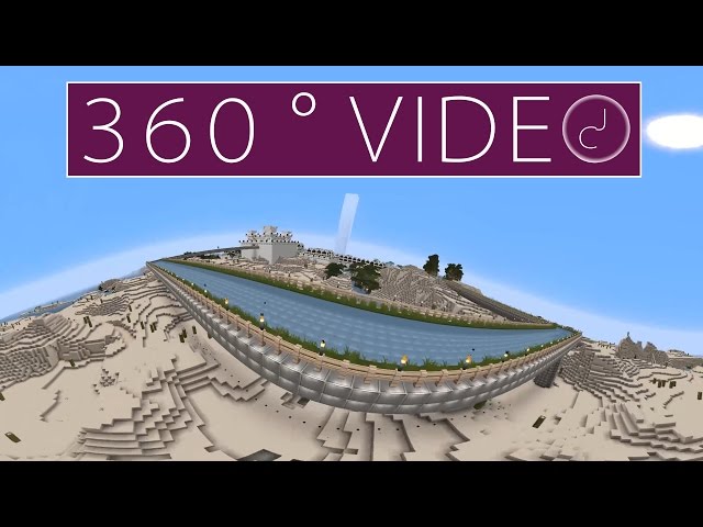 Minecraft Viaduct 360° VR Timelapse