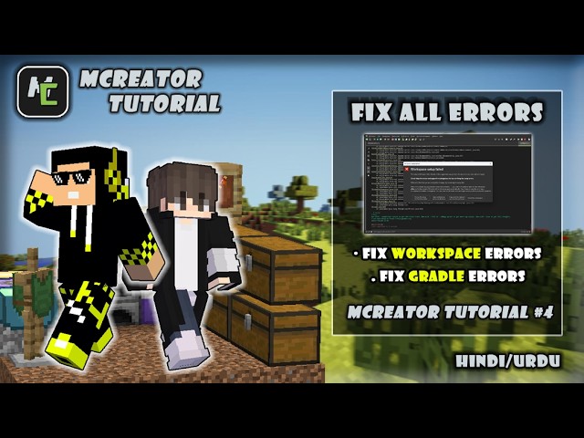 MCreator EP 4: How to Fix ANY Workspace Error Fast!