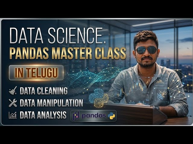 Aggregation in Pandas Series | Aggregate Functions in Telugu | Pandas Course Telugu