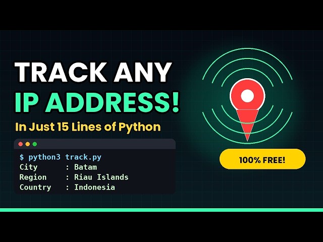 IP-Track: Python-Based IP Geolocation and Network Interface Tracke