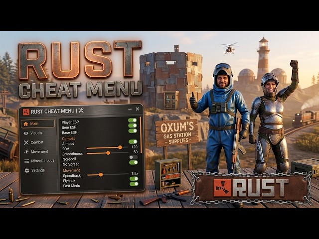 NEW Rust Cheat 2026 / Aimbot + Wallhack + Triggerbot / Ultimate Tool PC