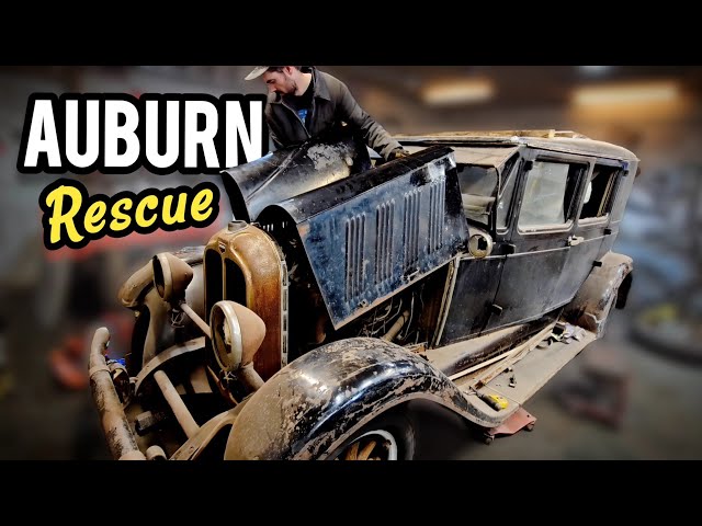 Fixing a Smashed and Vandalized Hood - 1929 Auburn