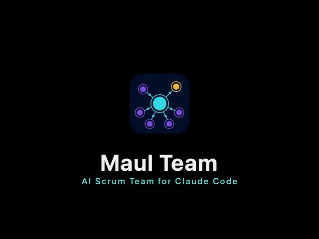 Maul Team — An AI Scrum Team for Claude Code, on your Mac (2-minute demo)