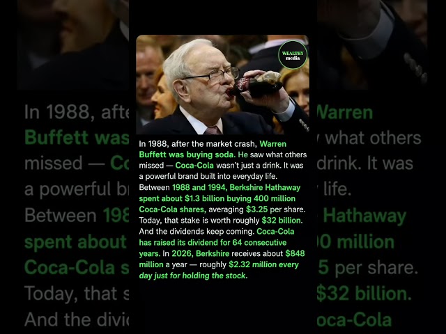 Warren Buffett Makes $2.32M Daily From Drinking Soda 🤯