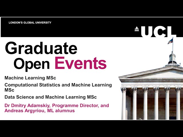 Machine Learning, Data Science, Computational Statistics MSc
