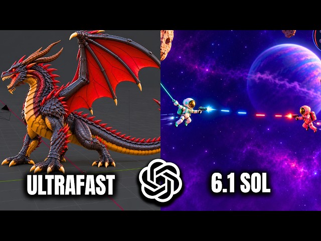 GPT 6 1 Sol  vs GPT 6 Astra Ultrafast Blender MCP and Godot MCP Test