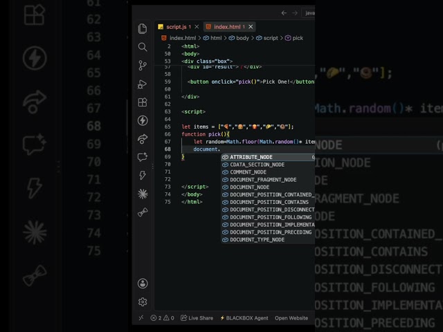 “I LET JAVASCRIPT PICK MY NEXT CHOICE… 🎰🤯”